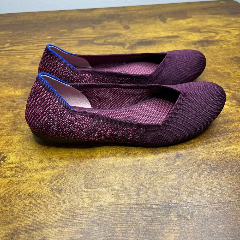 Rothy’s Burgundy Fig Python Flats - image 3